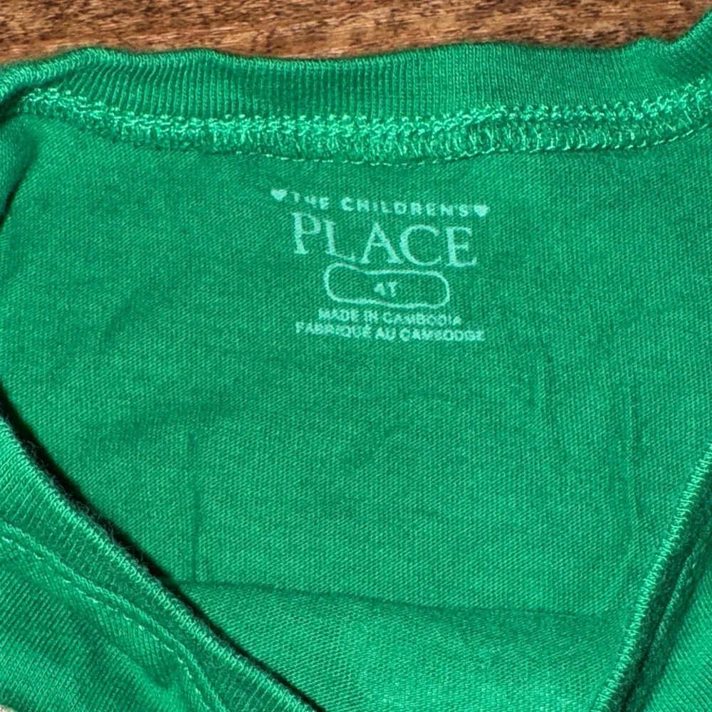 The Children's Place Green Santa's Nice List Long Sleeve Tee